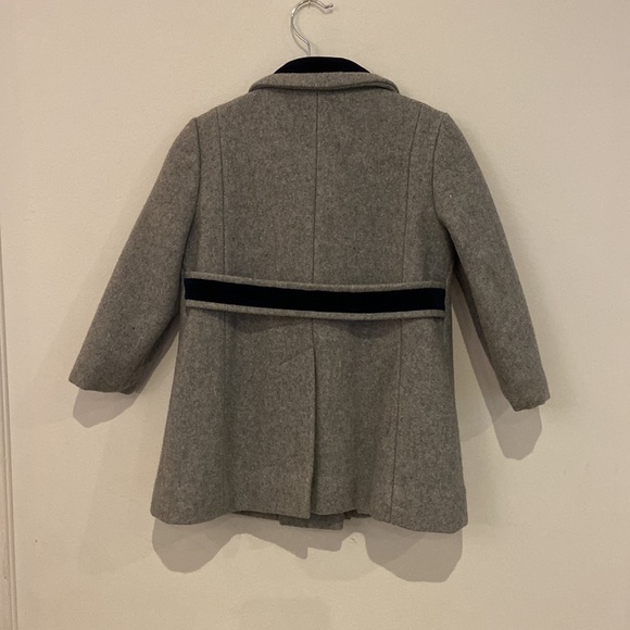 Vintage Grey Wool Coat - Picture 2 of 7